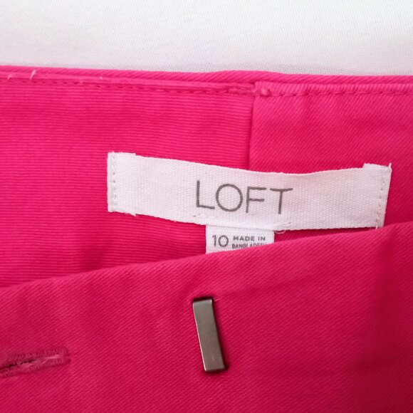 Loft Riviera Chino Shorts in Razzle Dazzle Hot Pink - Picture 5 of 5